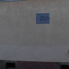 Pamětní deska Otokara Březiny v Telči