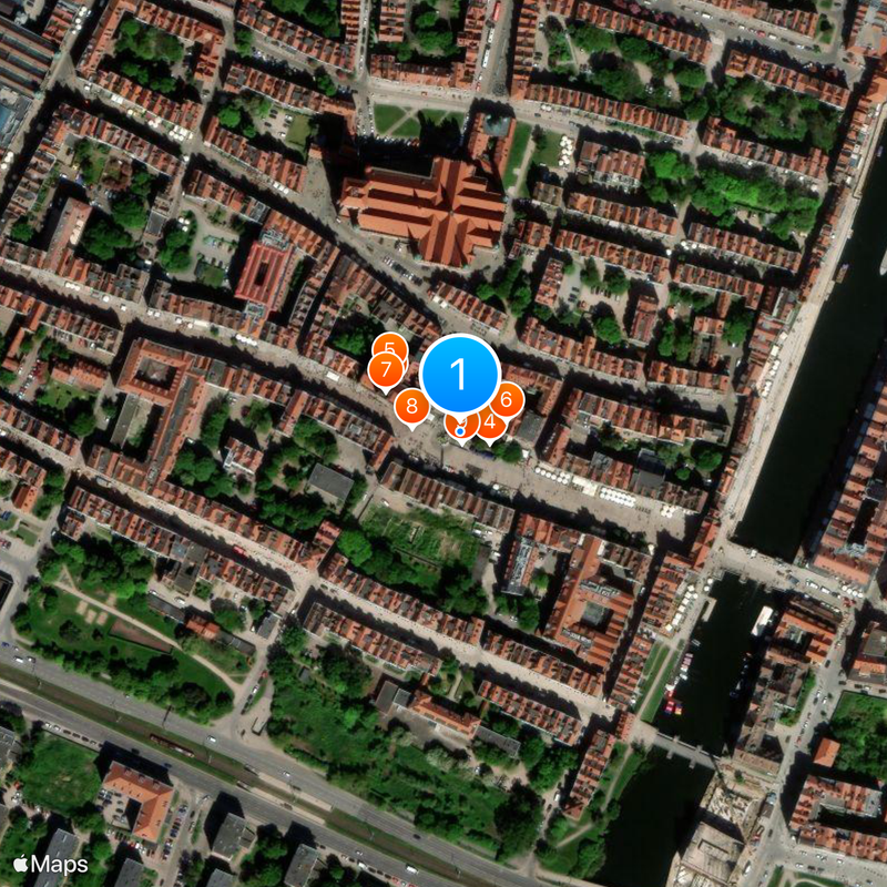 Neptune's Fountain Map