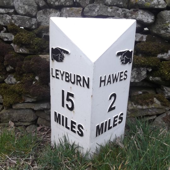 Burtersett Milestone Approximately 400 Metres East Of Junction With Mire Bark Lane
