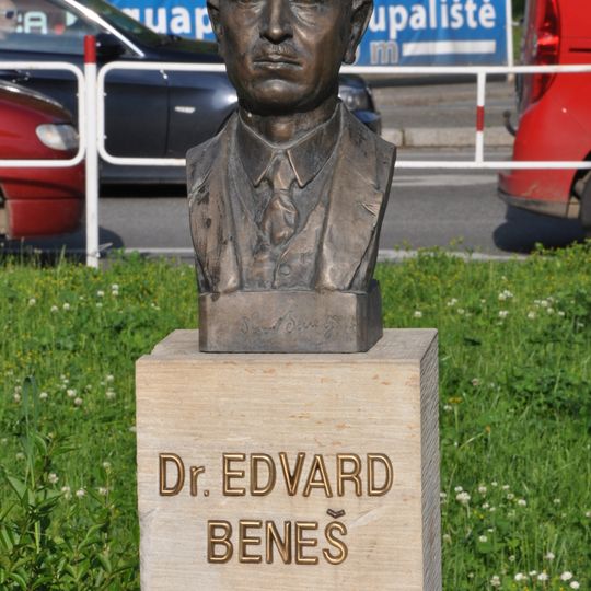 Bust of Edvard Beneš in Kuřim