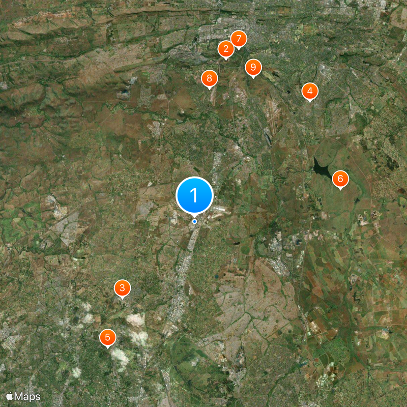 Jacaranda 94.2 Map