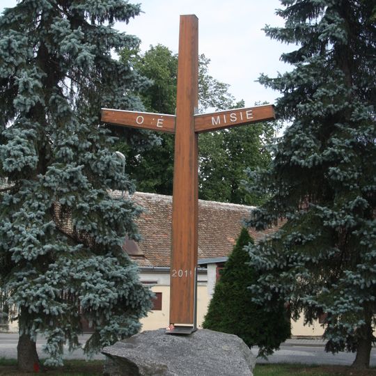 Misijní kříž v Jaroměřicích nad Rokytnou