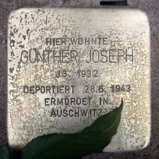 Stolperstein für Günther Joseph