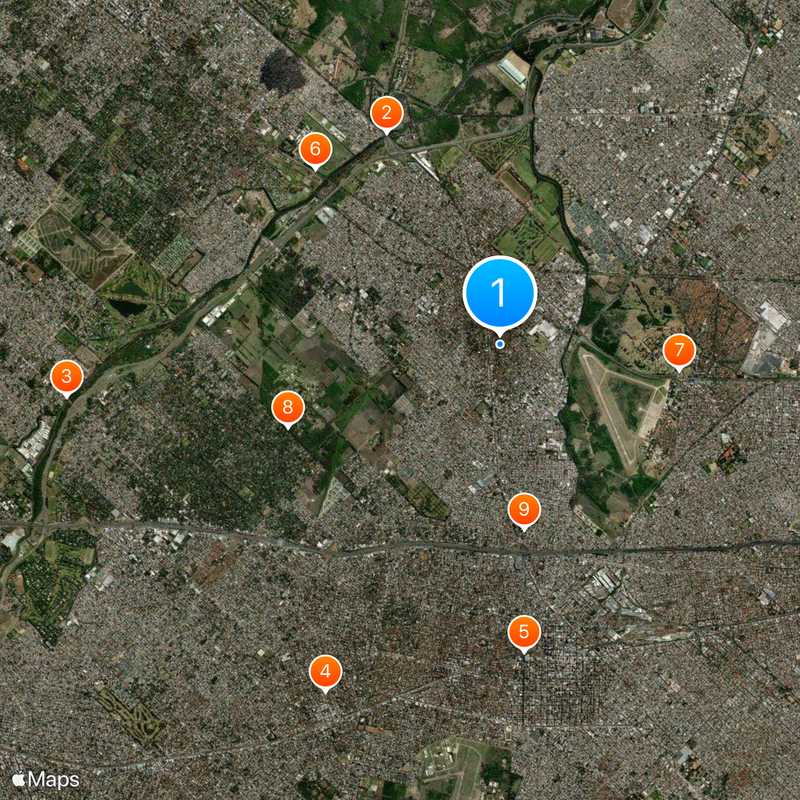 Hurlingham Partido Map