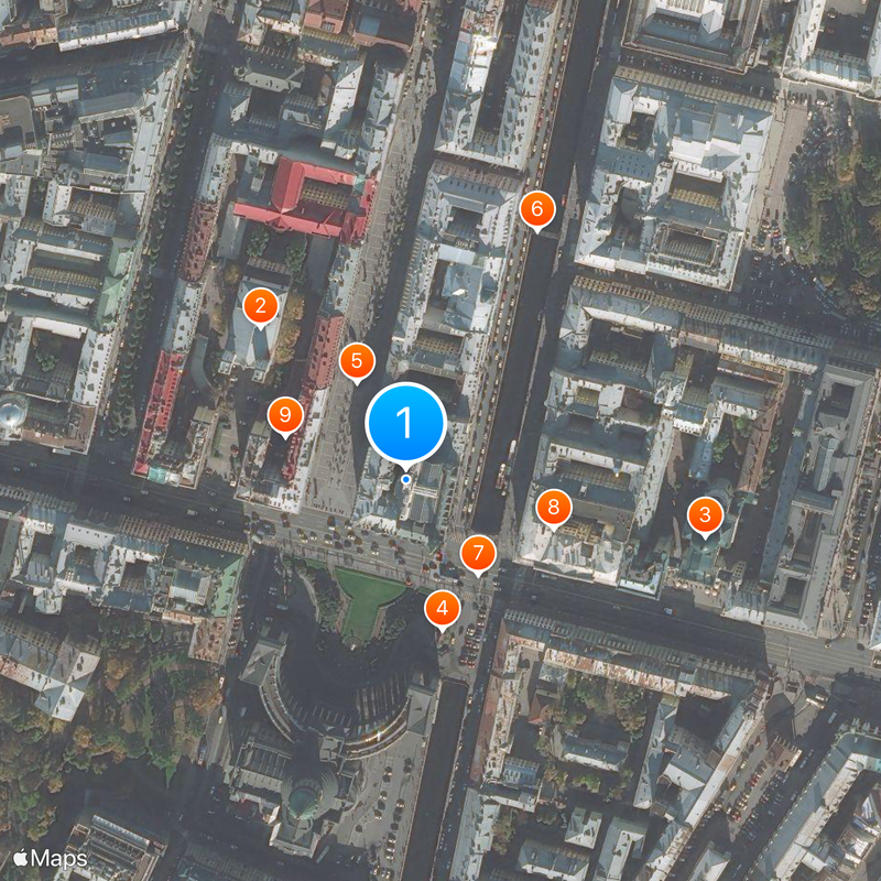 Immeuble de la compagnie Singer Carte