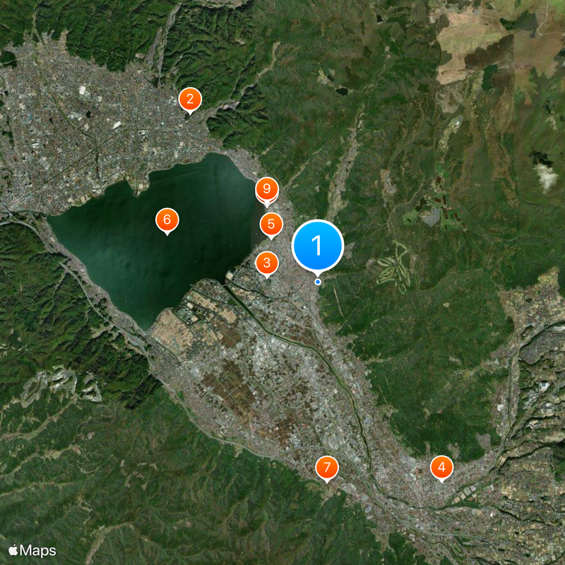 長野縣諏訪清陵高等學校及附屬中學校 Map