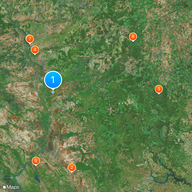 San Pedro Department Map