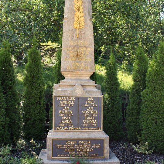 Pomník padlým ve Stříteži u Poličky