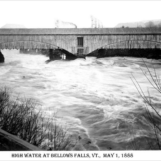 Cheshire Railroad Connecticut River Covered Bridge