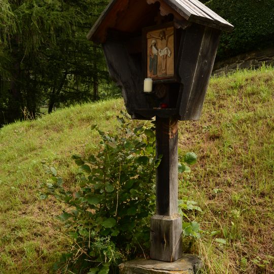 Bildstock am Kreuzweg zur Kapelle am Klaunzerberg, 12. Station
