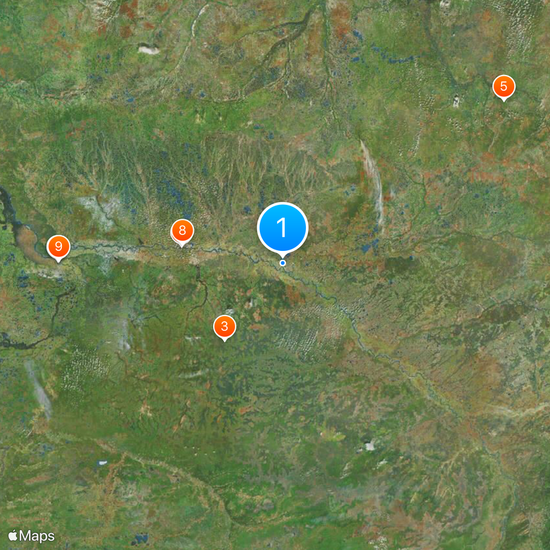 Niżniewartowsk Mapa