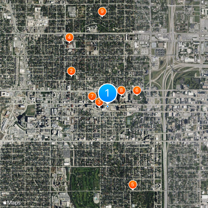 Buffett Foundation Map