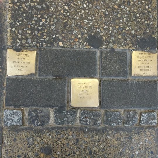 Stolperstein em memória de Hans Hahn