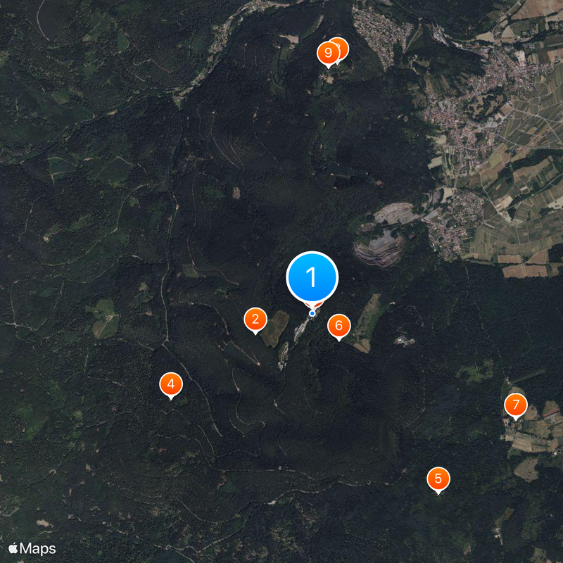 Mont Sainte-Odile Map