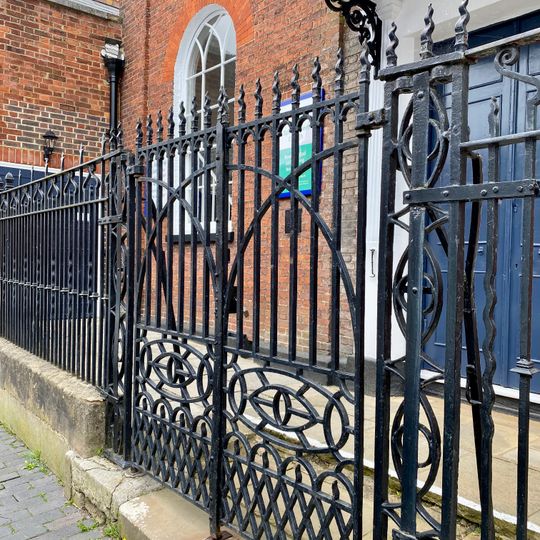 Gates And Railings To Congreational Church
