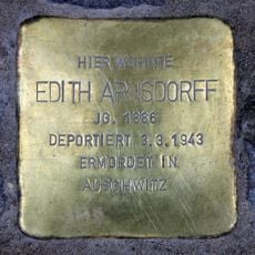 Stolperstein en memoria de Edith Arnsdorff