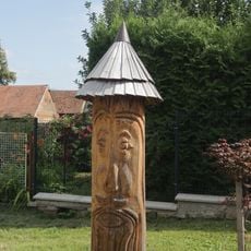 Dřevěná plastika v Sedmpánech