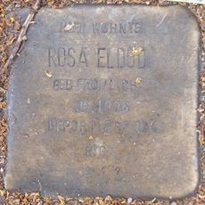 Stolperstein dedicated to Rosa Eldod