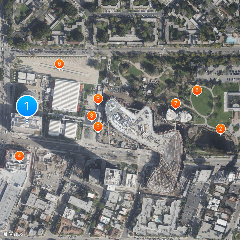 Academy Museum of Motion Pictures Mapa
