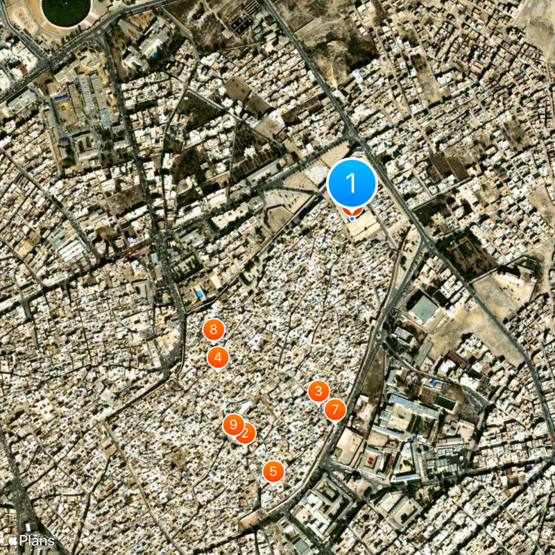 Meczet Sidi Ukby Mapa