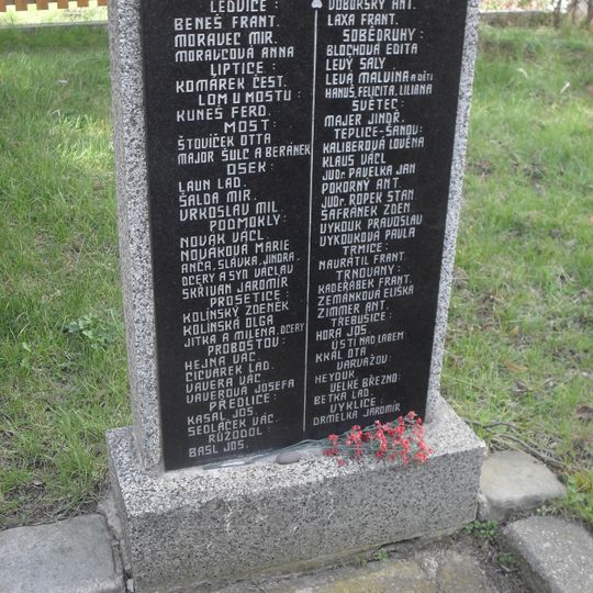 Sokol memorial to World War I in Duchcov