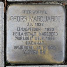 Stolperstein en memoria de Georg Marquardt