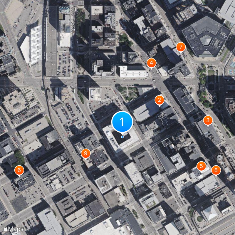 United States District Court for the Eastern District of Michigan Map