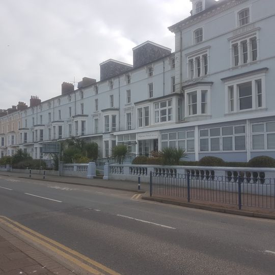 Mostyn Crescent comprising: The Marine Hotel & Nos 1-13 including forecourt walls