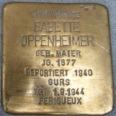 Babette Oppenheimer, geb. Maier