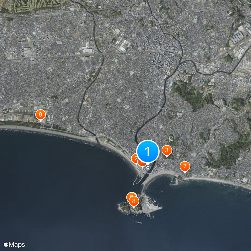 Katase-Enoshima Station Map
