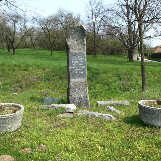 Památník zaniklého židovského hřbitova v Uherském Hradišti