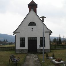 Kaple na evangelickém hřbitově v Mořkově