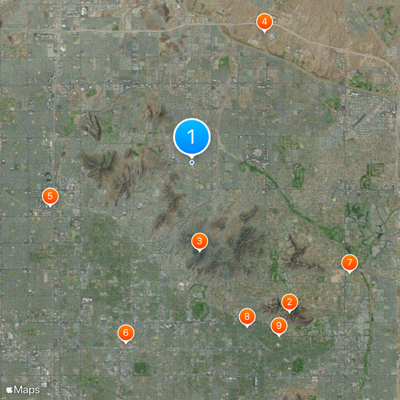 Arizona Christian University Map