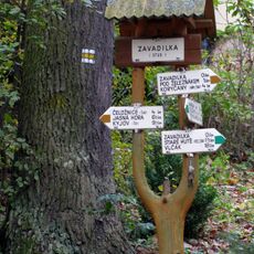 Rozcestník Zavadilka - stud.