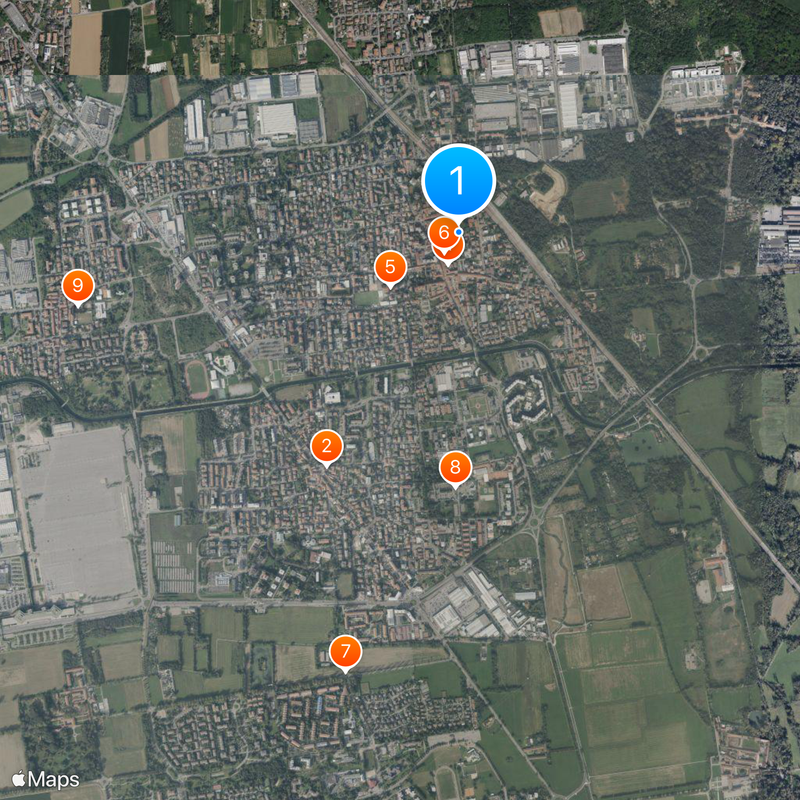 Garbagnate Milanese Mappa