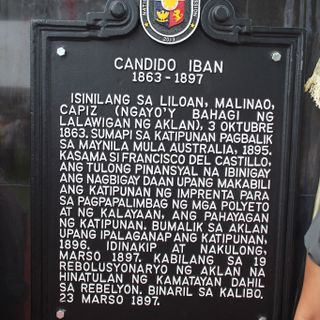 Candido Iban historical marker