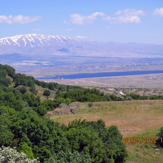 תצפית יפה לכיוון סוריה והחרמון.