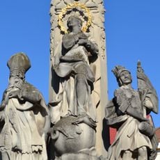 Trojičný stĺp, socha i. -kópia