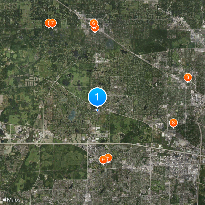 Willow Creek Community Church Map