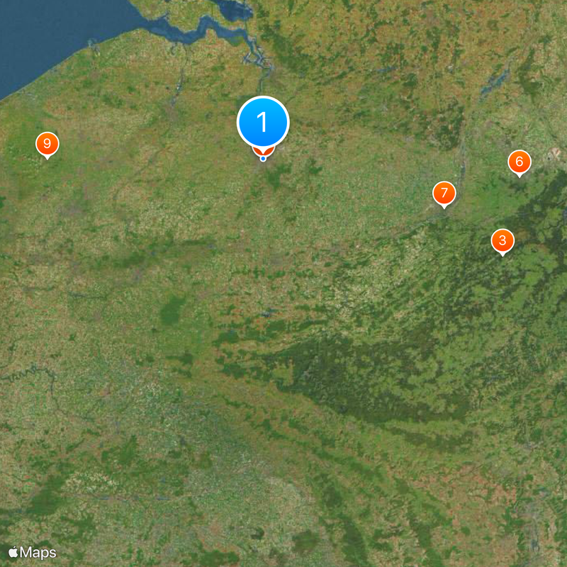 French Community of Belgium Map