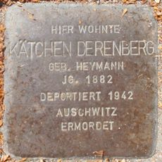 Stolperstein en memoria de Kätchen Derenberg