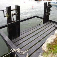 Klappbryggan i Fiskarhamnen