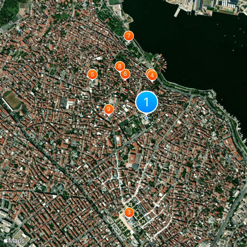 Yavuz Selim Mosque Kaart