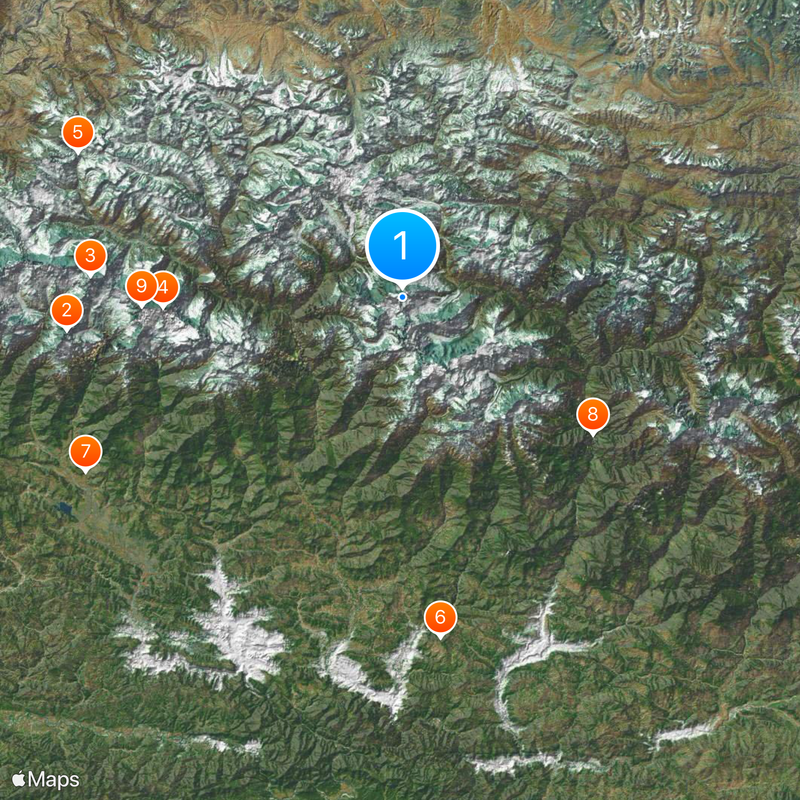 Manaslu Map