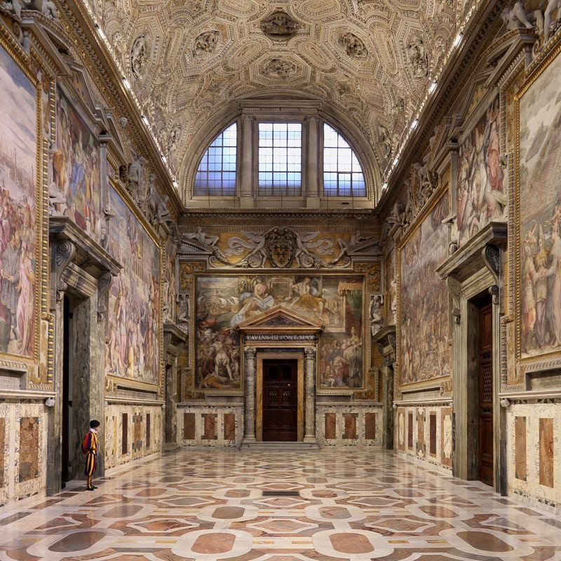 Sala Regia Salle D tat Au Palais Apostolique Cit Du Vatican sala-regia-salle-d-tat-au-palais-apostolique-cit-du-vatican
