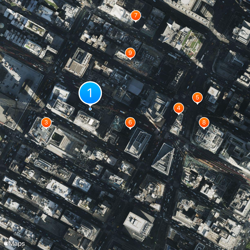 Madame Tussauds New York Map