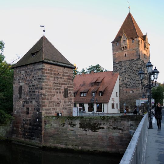 Spitalbrücke w Norymberdze