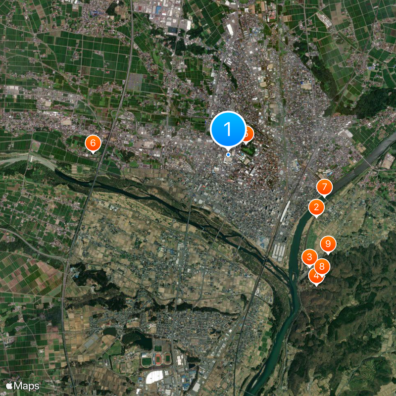 Colegio Universitario Senshu de Kitakami Map