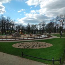Palace park in Leszczyny