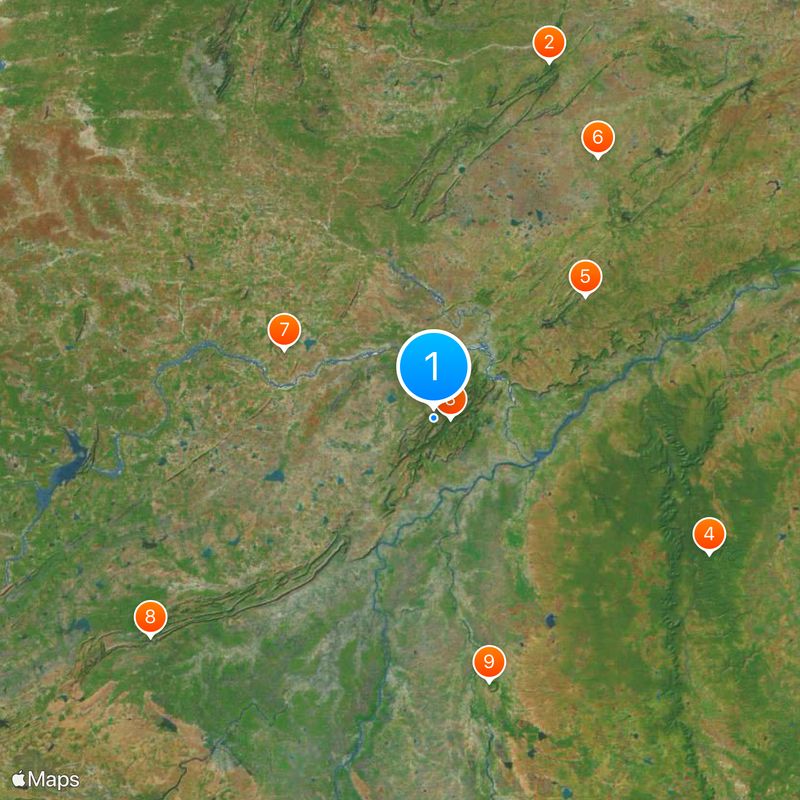 Fort de Ranthambore Carte